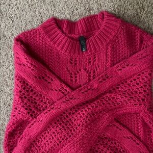 ALYA Women's Pink Sweater